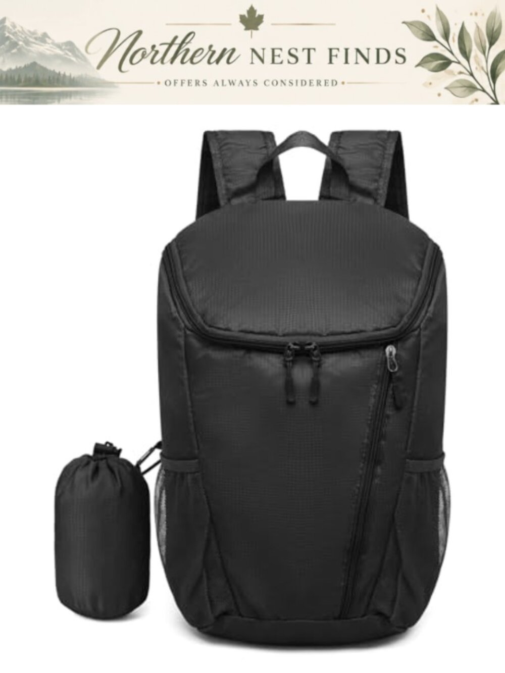 20L Small Hiking Backpack Lightweight Water Resistant Outdoor Daypack